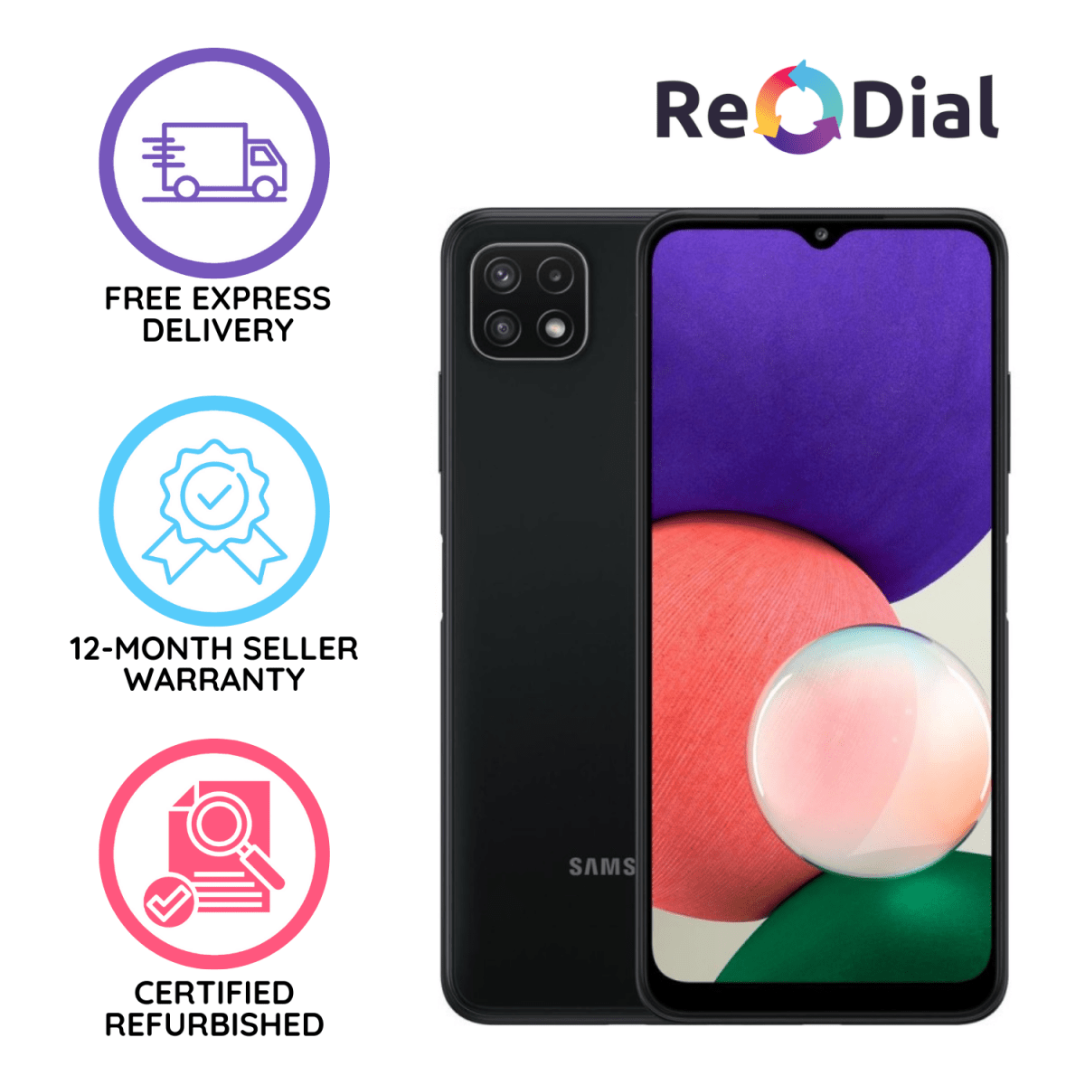 Samsung Galaxy A22s 5G - Very Good Condition - ReDial Samsung Galaxy A22s 5G - Very Good Condition - ReDial